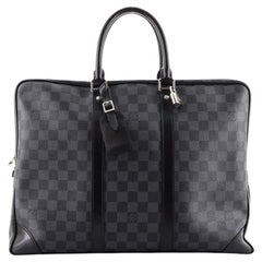 Louis Vuitton Porte-Documents Voyage Aktentasche Damier Graphit