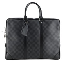 Authentic Louis Vuitton Monogram Business Bag Porte Documents M53338  Briefcase