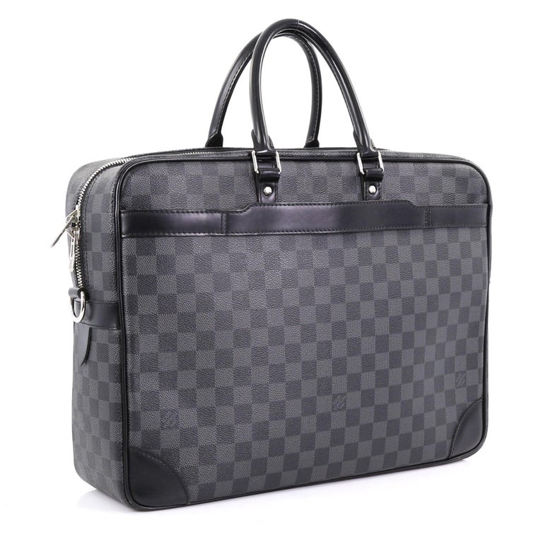 Louis Vuitton PorteDocuments Voyage Briefcase Damier Graphite GM at