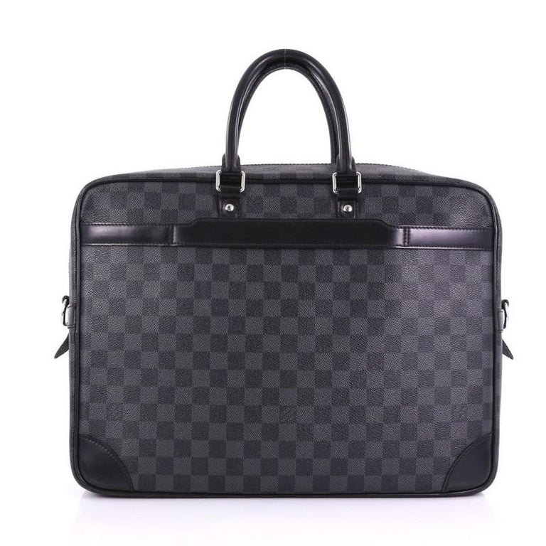 Louis Vuitton Porte-Documents Voyage Briefcase Damier Graphite GM at 1stdibs