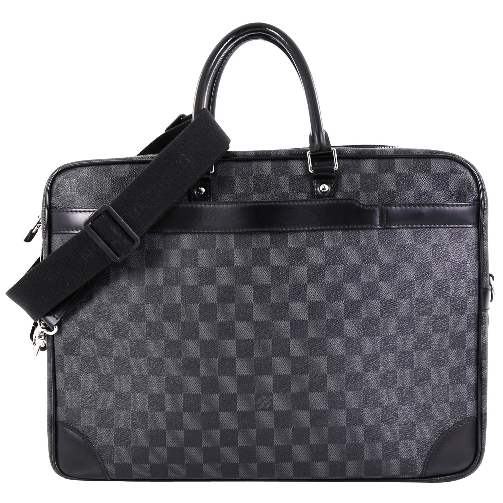Louis Vuitton Porte-Documents Voyage Briefcase Damier Graphite GM
