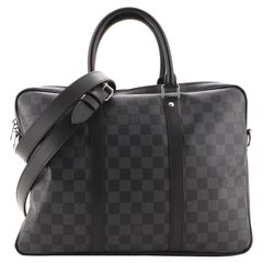 Louis Vuitton Porte-Documents Voyage Briefcase Damier Graphite PM