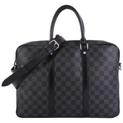 Louis Vuitton Porte-Documents Voyage Briefcase Damier Graphite PM