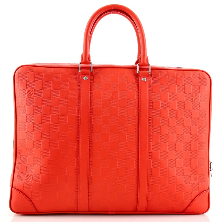 Louis Vuitton Porte-Documents Voyage Briefcase Damier Infini Leather at  1stDibs