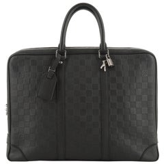  Louis Vuitton Porte-Documents Voyage Briefcase Damier Infini Leather