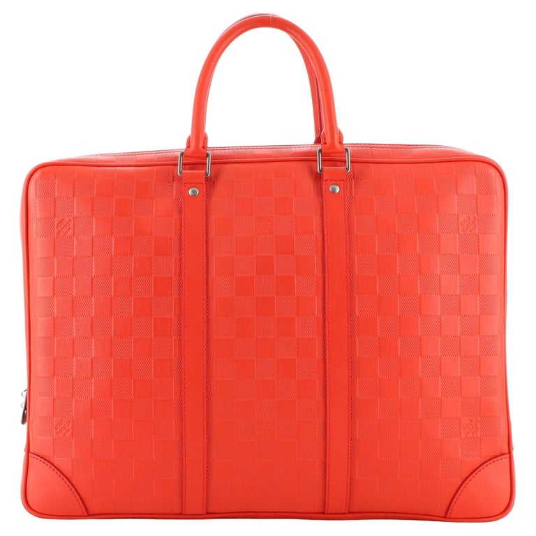 Louis Vuitton PorteDocuments Voyage Briefcase Damier Infini Leather at