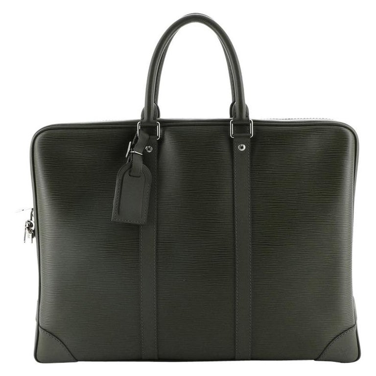 Louis Vuitton PorteDocuments Voyage Briefcase Epi Leather at 1stDibs