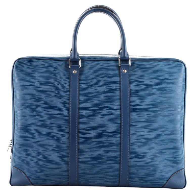 Louis Vuitton PorteDocuments Voyage Briefcase Epi Leather at 1stDibs