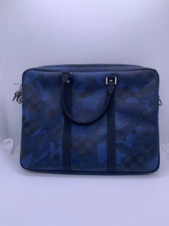 Louis Vuitton Porte-Documents Voyage Briefcase Limited Edition Camouflag