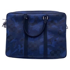 Louis Vuitton Porte-Documents Voyage Briefcase Limited Edition Camouflag