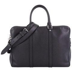 Louis Vuitton Porte-Documents Voyage Briefcase Taiga Leather PM