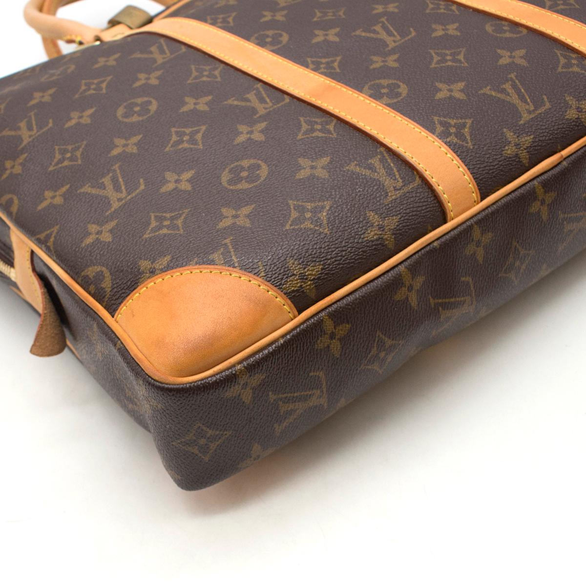 Black Louis Vuitton Porte-Documents Voyage Business Bag