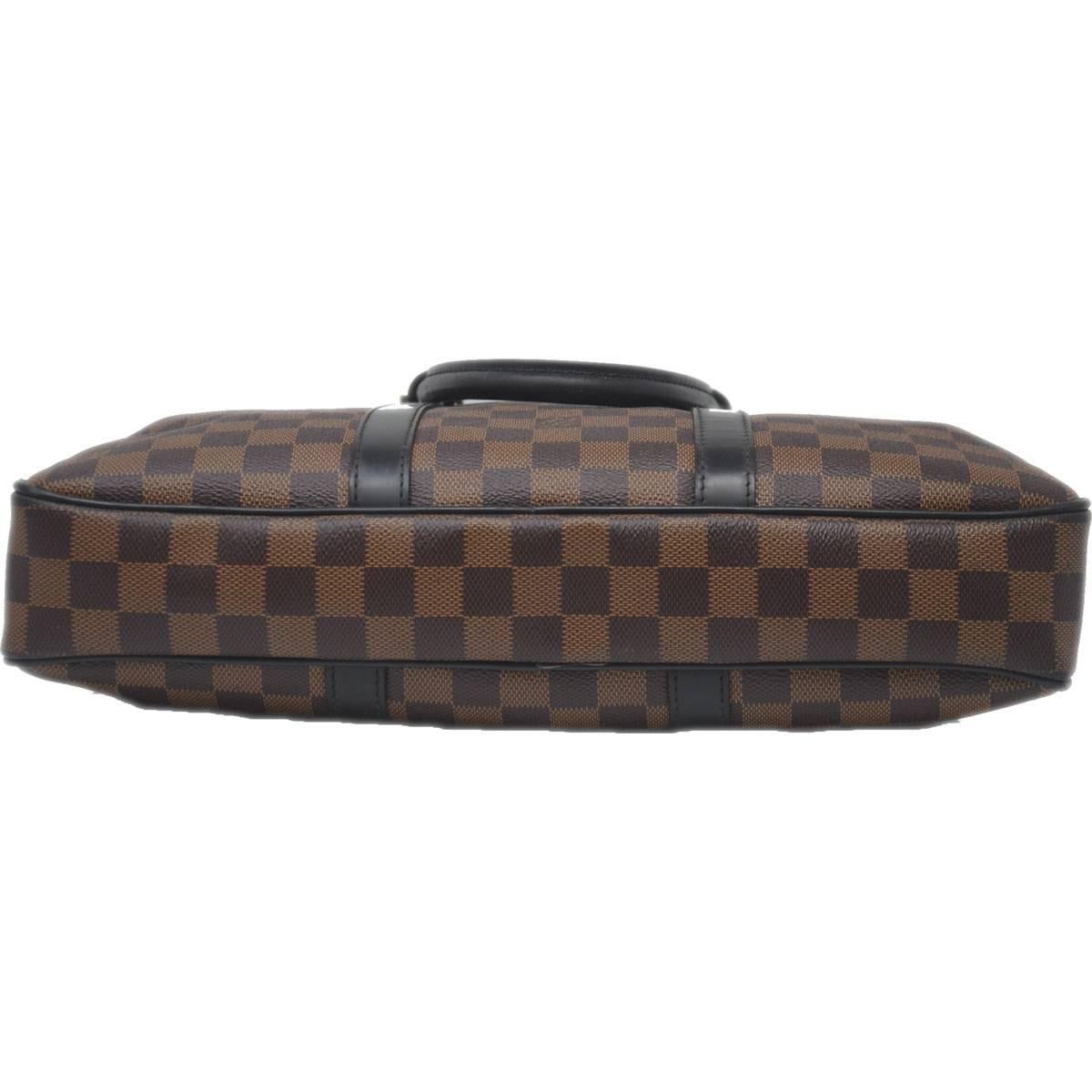 Louis Vuitton Porte Documents Voyage Damier Ebene Bag 2