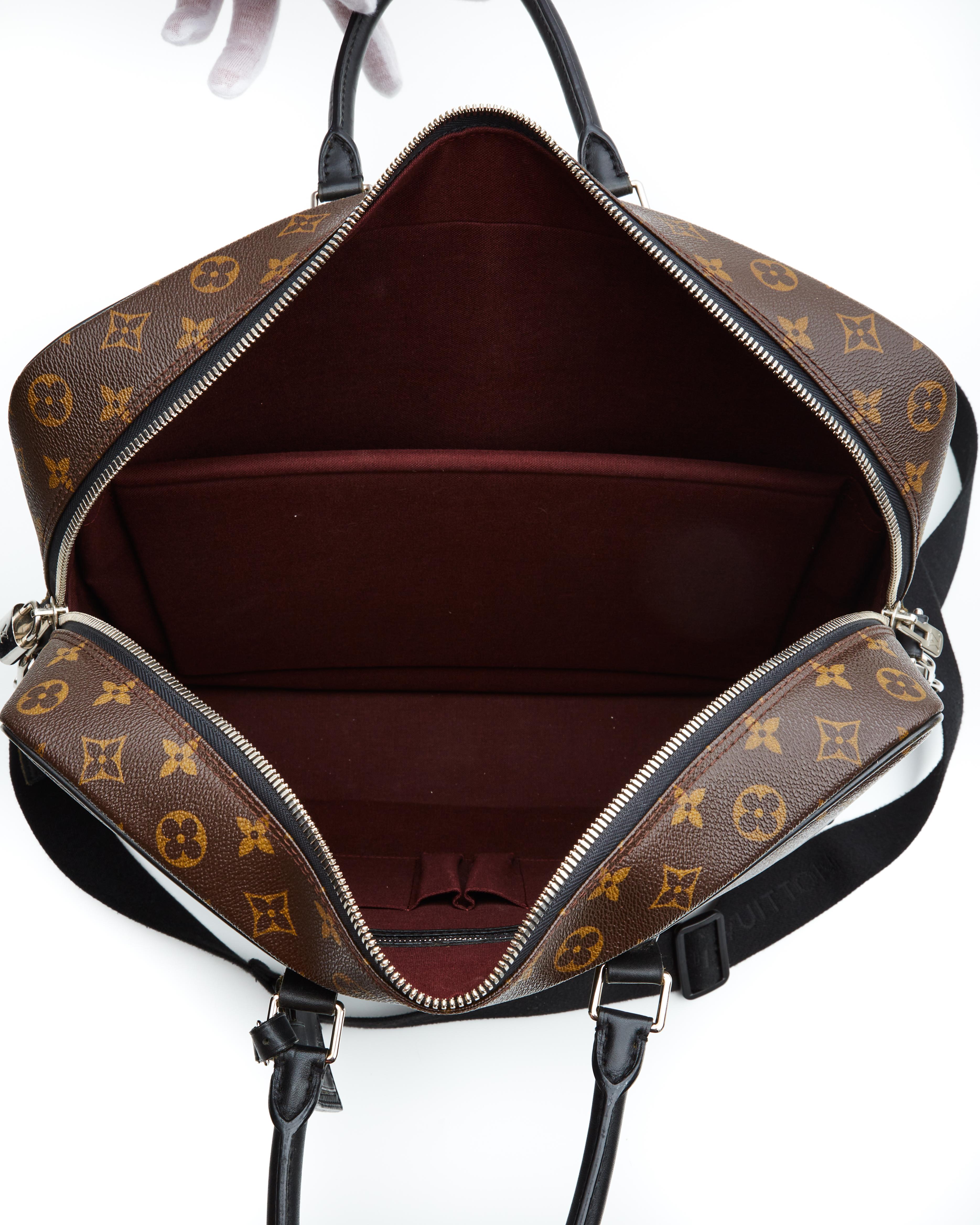 Black Louis Vuitton Porte-Documents Voyage Gm Monogram Macassar Weekend Bag