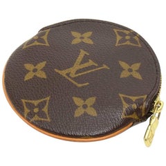 Louis Vuitton Porte Monnaie Rond Monogram Canvas Coin Case