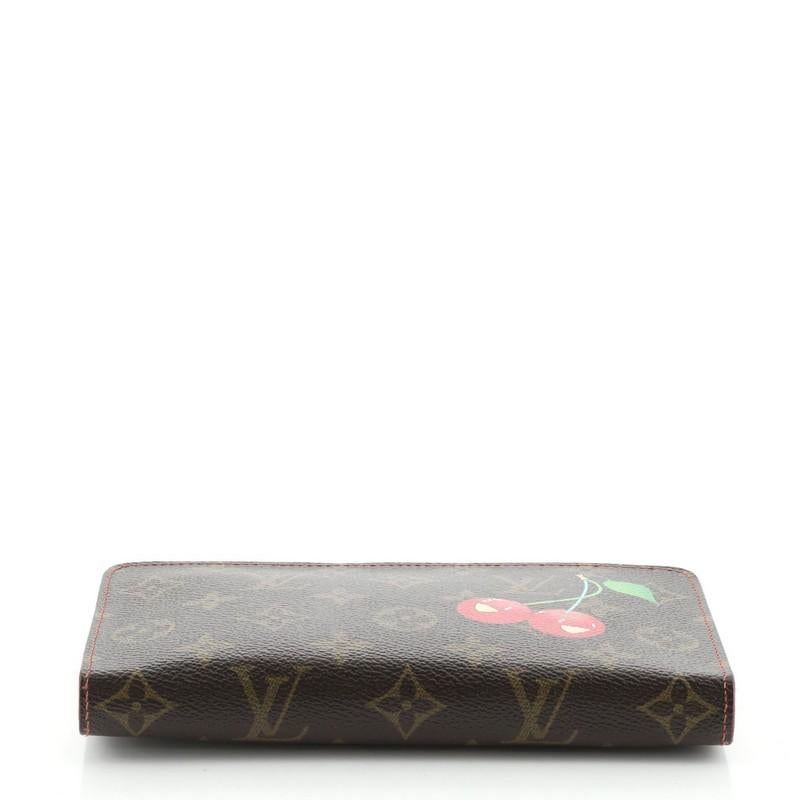 Louis Vuitton Porte-Monnaie Wallet Limited Edition Monogram Cerises In Good Condition In NY, NY