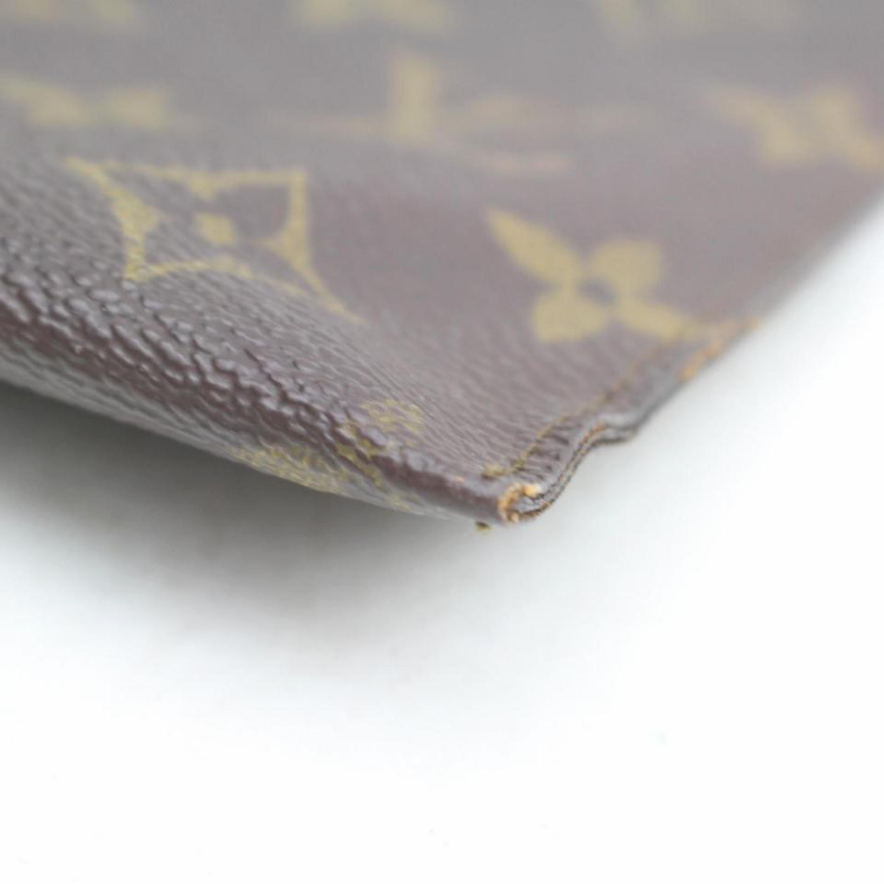 Louis Vuitton Porte Monogram Envelope 869670 Brown Coated Canvas Clutch 7