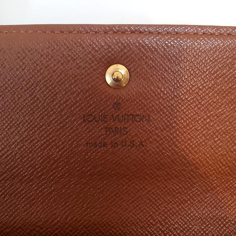 Louis Vuitton Porte Tresor International Brown Monogram Wallet at 1stDibs