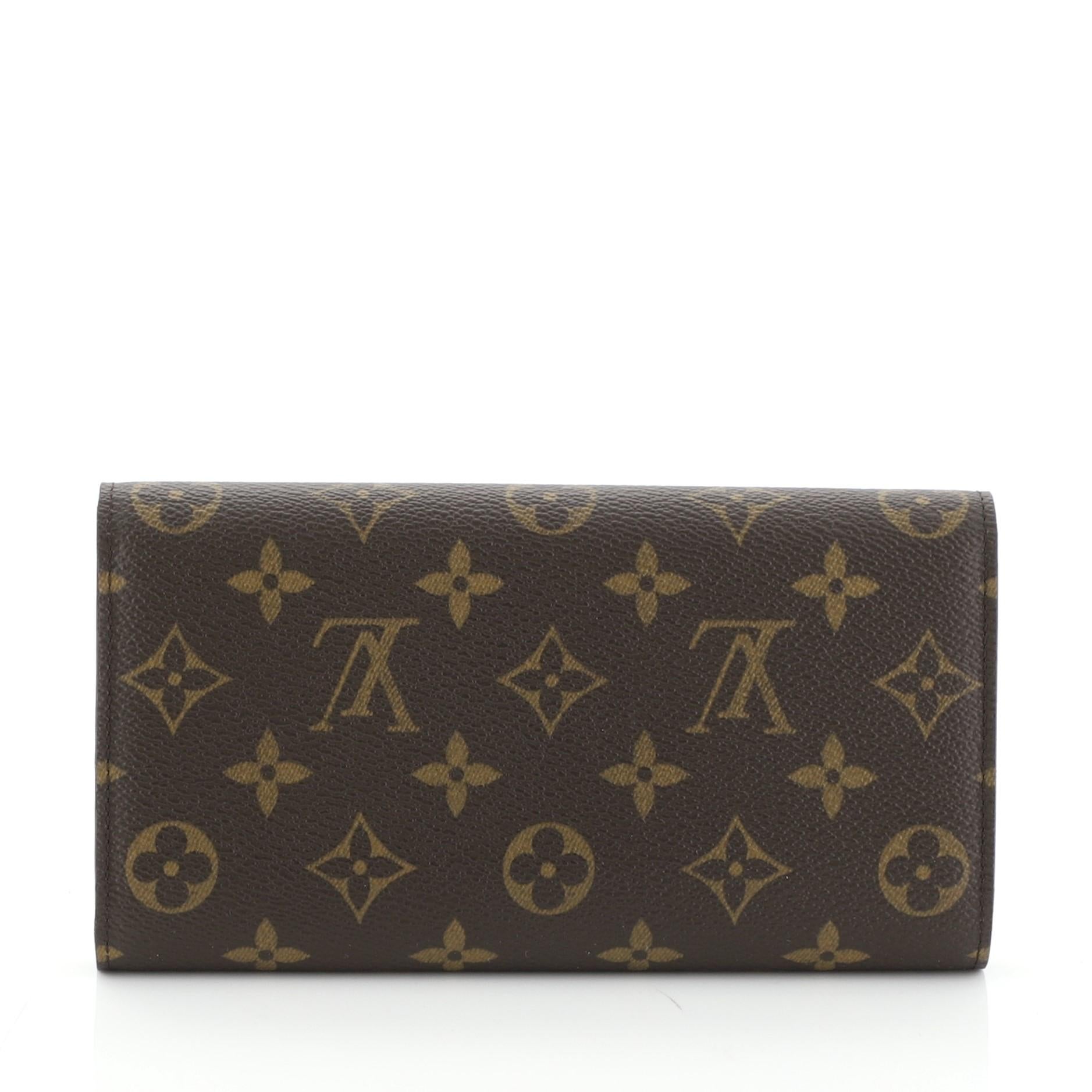 Louis Vuitton Porte Tresor International Wallet Monogram Canvas In Good Condition In NY, NY