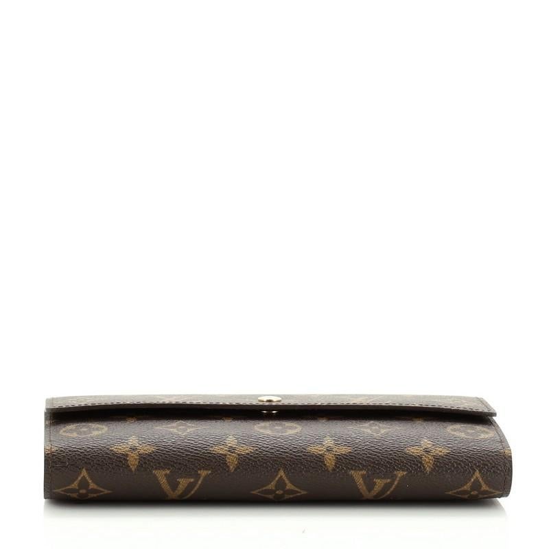 Women's or Men's  Louis Vuitton  Porte Tresor International Wallet Monogram Canvas