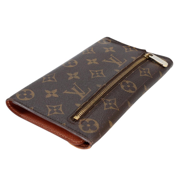 Louis Vuitton Portefeuille Eugenie Trifold Long Wallet M60123 Free Shipping