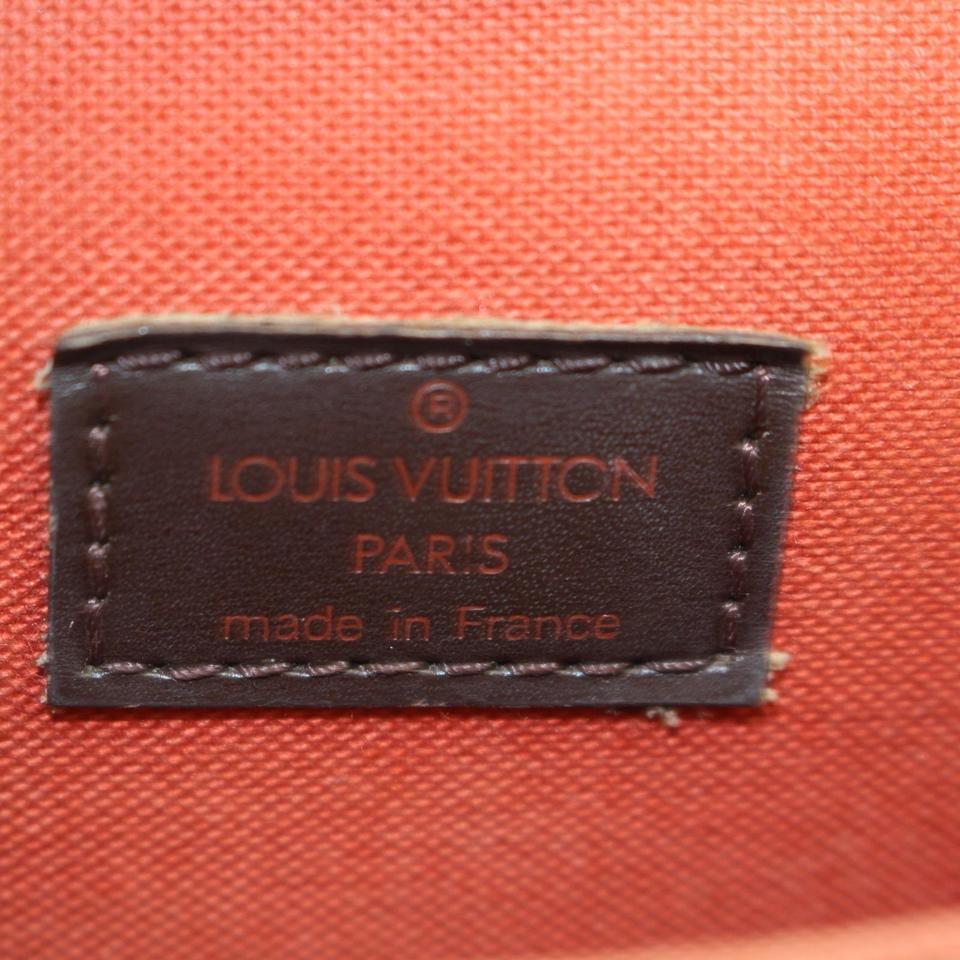 Women's Louis Vuitton Portobello Damier Ebene 867998 Brown Coated Canvas Cross Body Bag For Sale
