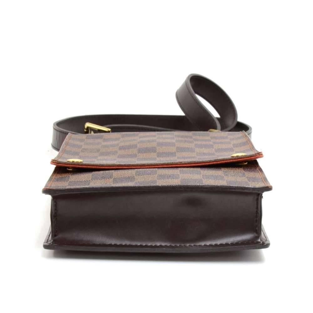 Women's or Men's Louis Vuitton Portobello Ebene Damier Canvas Crossbody Bag