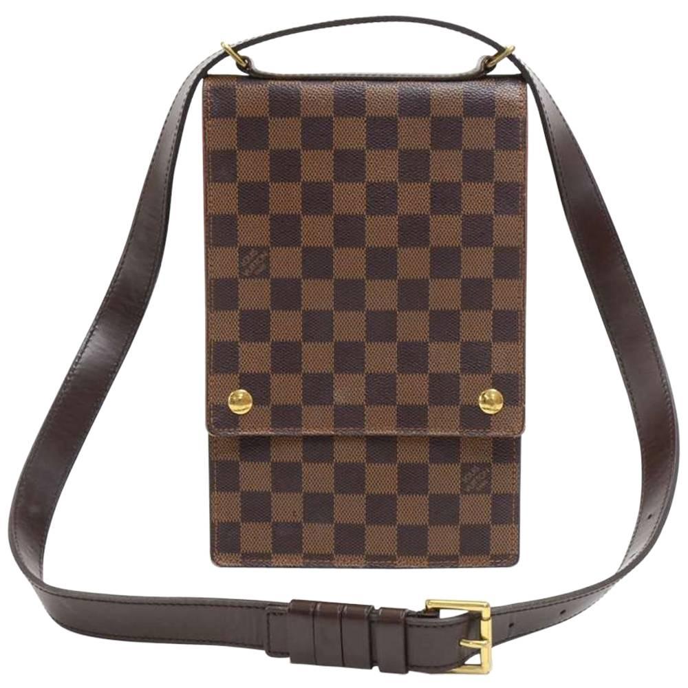 Louis Vuitton Portobello Ebene Damier Canvas Crossbody Bag