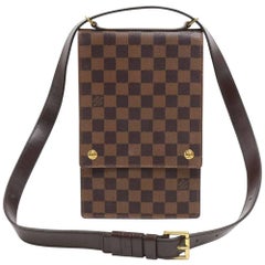 Louis Vuitton Portobello Ebene Damier Canvas Crossbody Bag