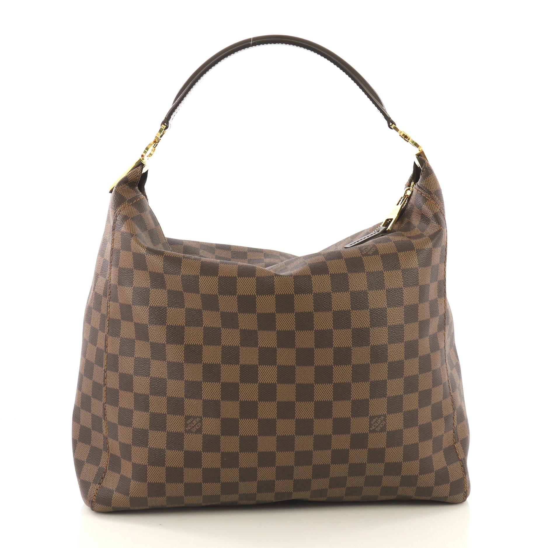 Louis Vuitton Portobello Handbag Damier GM In Good Condition In NY, NY
