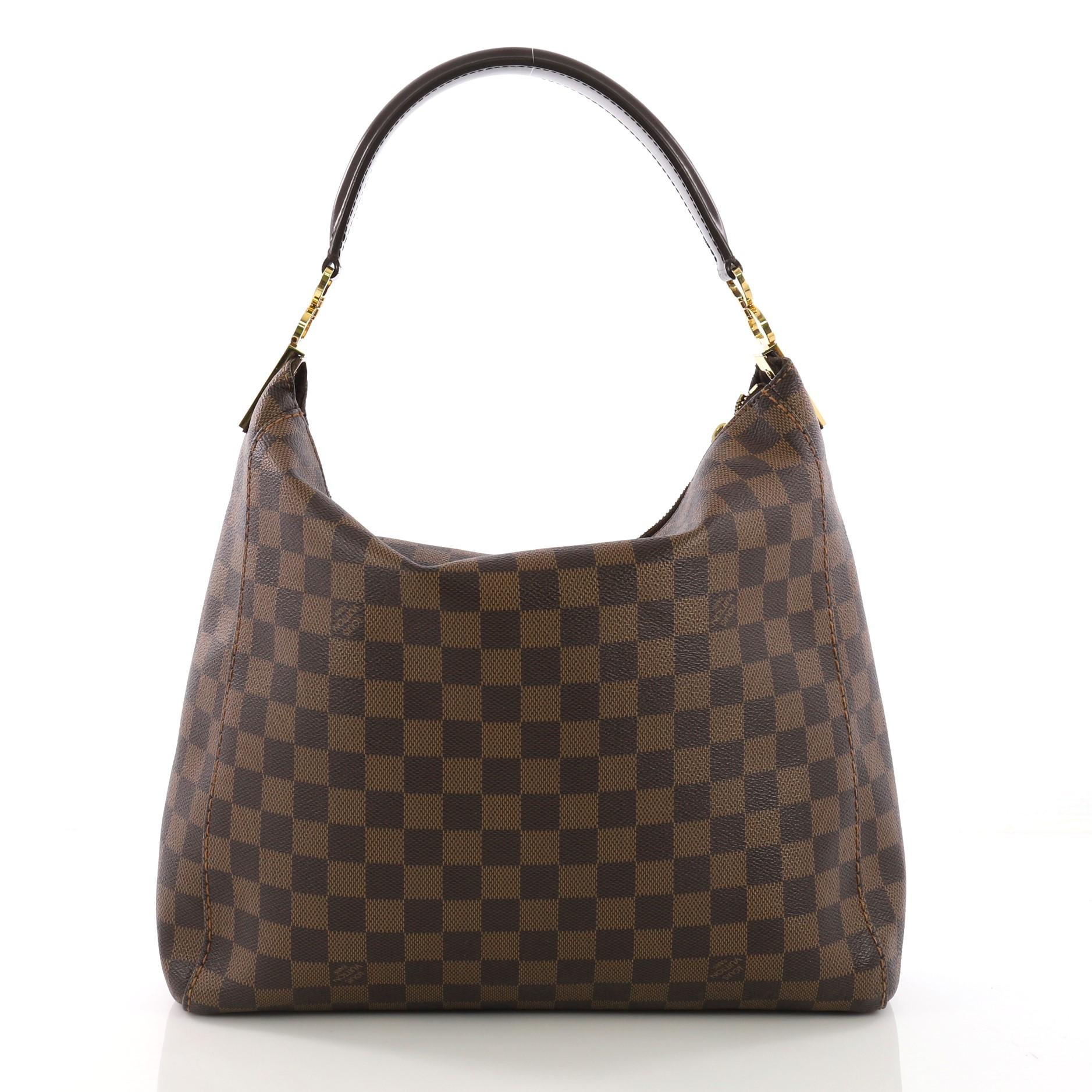 Louis Vuitton Portobello Handbag Damier PM In Good Condition In NY, NY