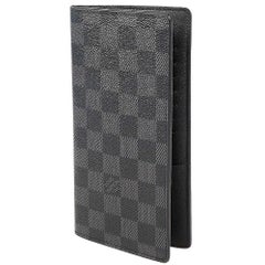 Used LOUIS VUITTON portofeuilles Brazza Mens long wallet N62665 gray