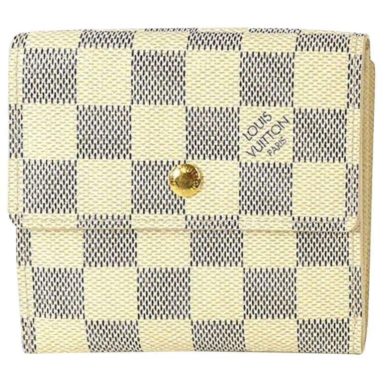 LOUIS VUITTON portofeuilles Elise Womens long wallet N61733 white For Sale  at 1stDibs