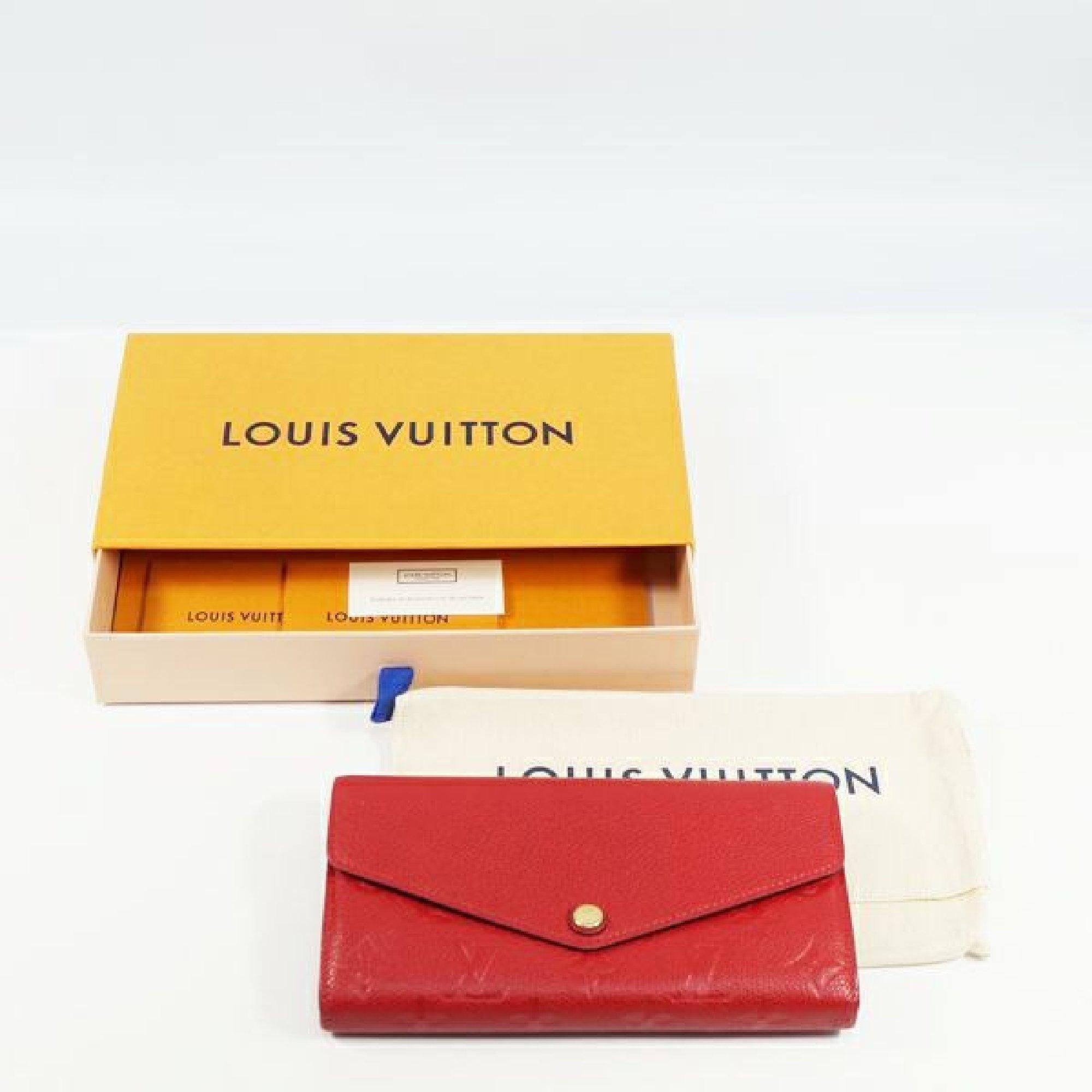 LOUIS VUITTON portofeuilles Sarah Womens long wallet M61181 cerise 4