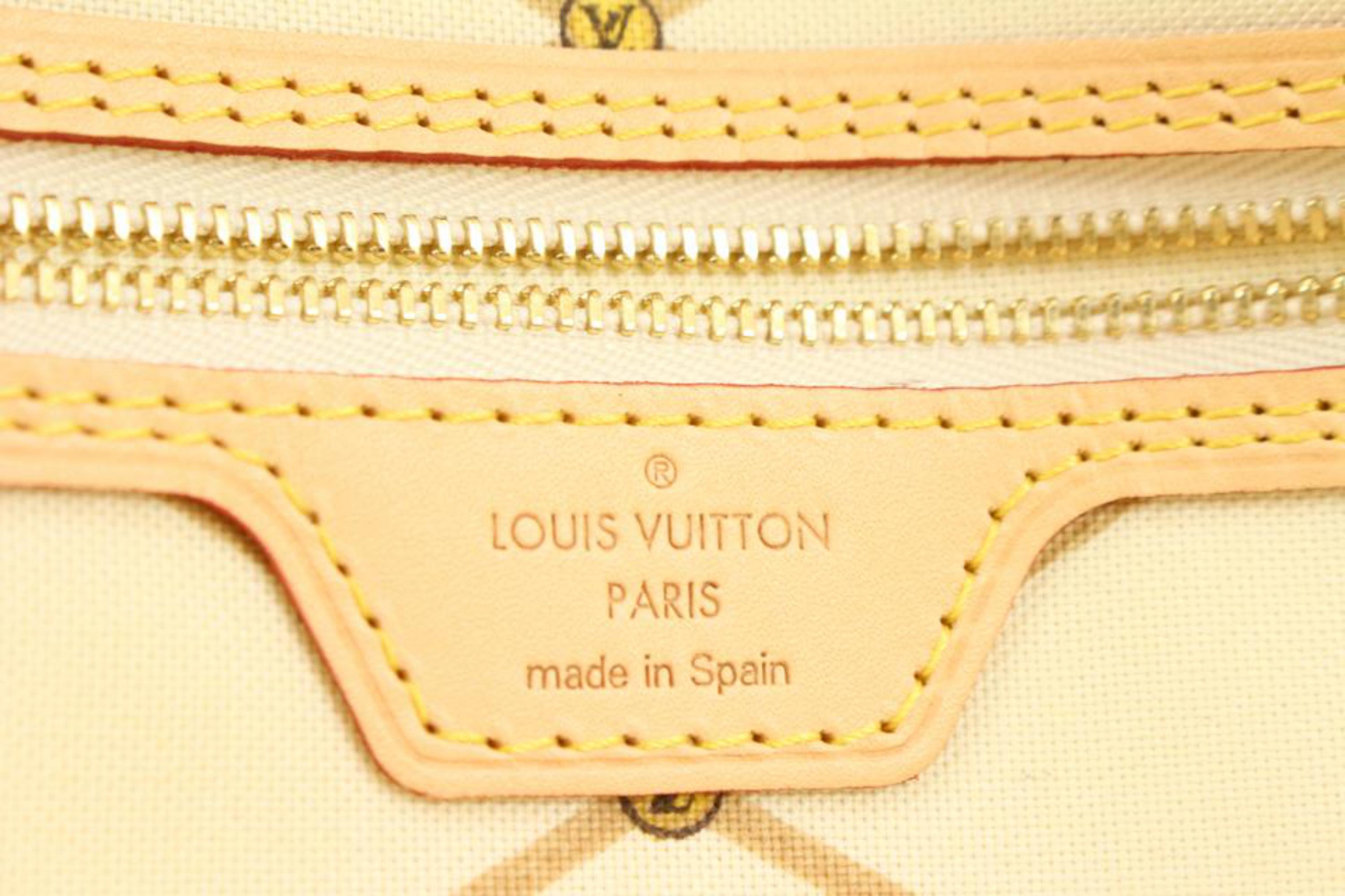 Louis Vuitton Portofino Pink Damier Azur Summer Trunks Neverfull MM Tote Bag  Pour femmes en vente