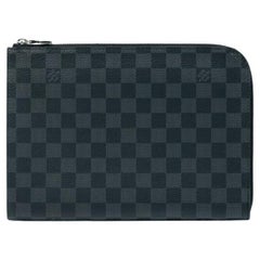 LOUIS VUITTON, Pouch in black canvas