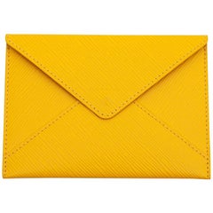 LOUIS VUITTON Pouch In Yellow Epi Leather