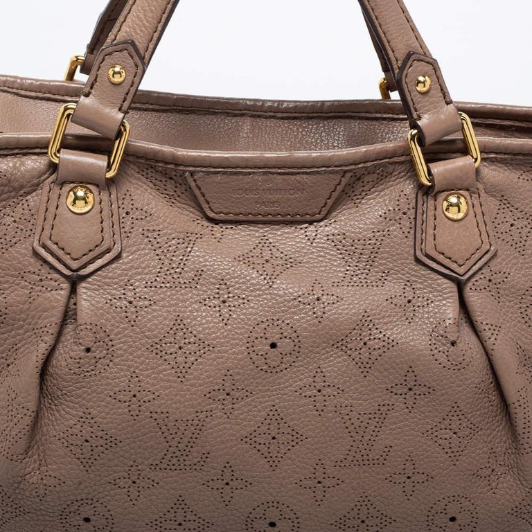 Louis Vuitton Taupe Poudre Mahina Monogram Stellar PM Bag