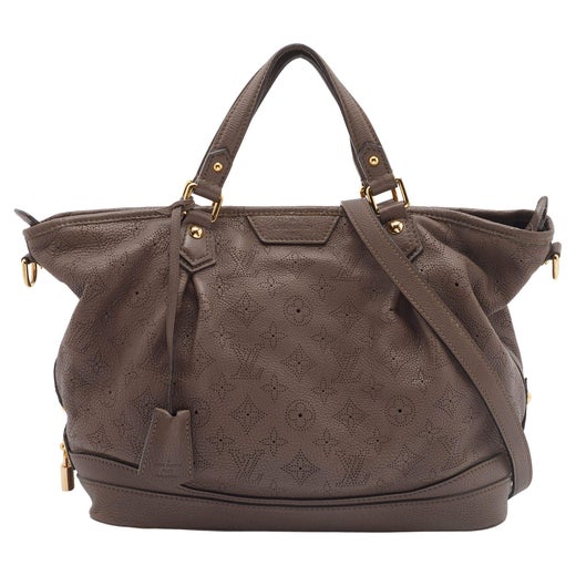 BRAND NEW Authentic Louis Vuitton L Taupe Mahina "PERFORATED"  Monogram Flower