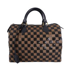 LOUIS VUITTON Damier Paillettes Speedy 30 with Navy Sequins For Sale at  1stDibs