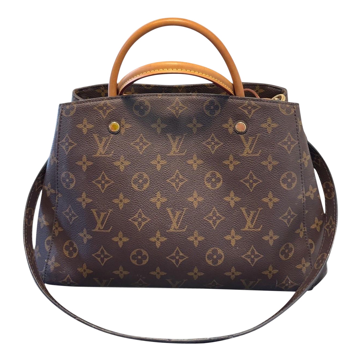 Louis Vuitton Borsa a tracolla Montaigne MM in tela Monogram 2018 usata.