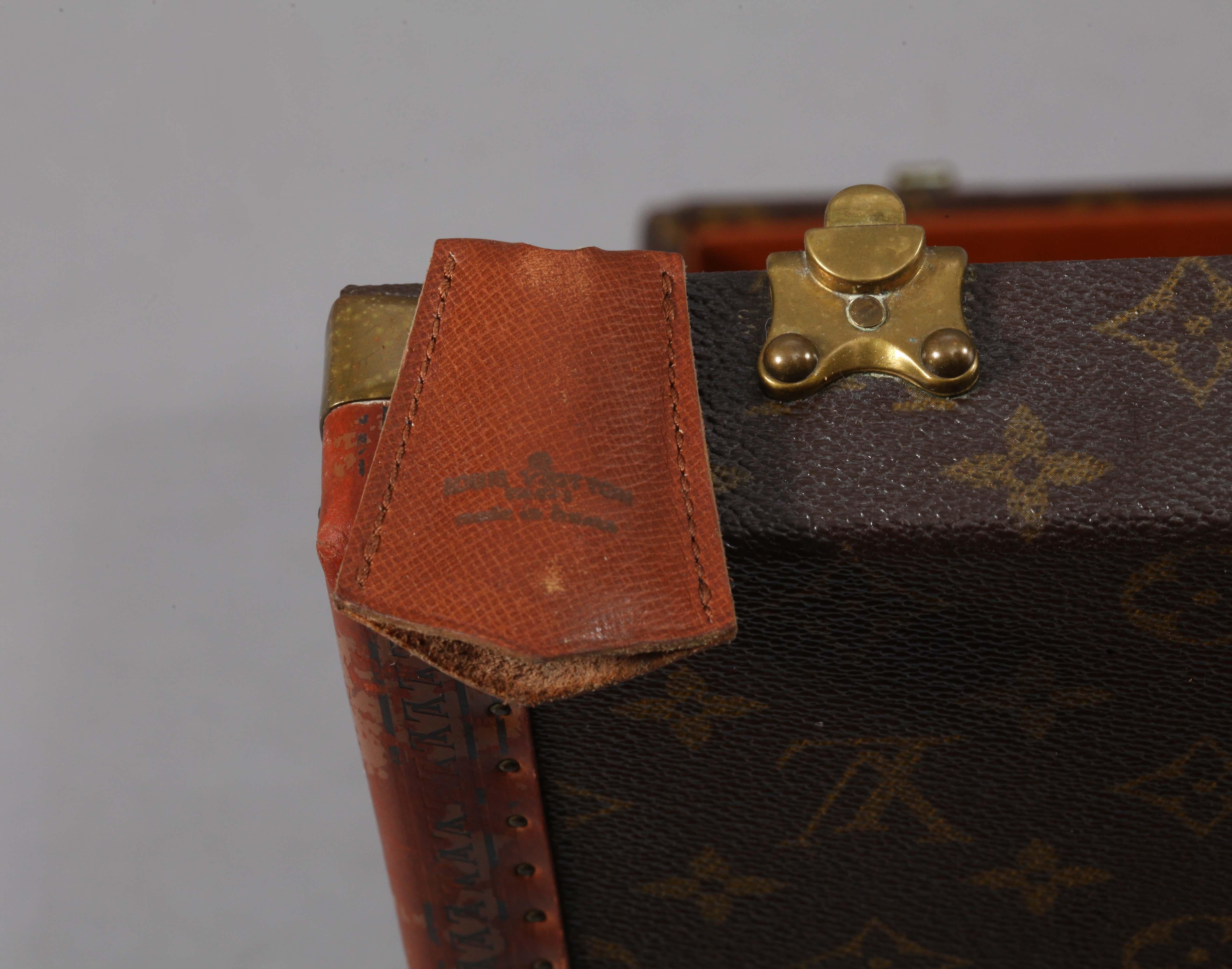 English Louis Vuitton 'President' Attaché Case, circa 1990