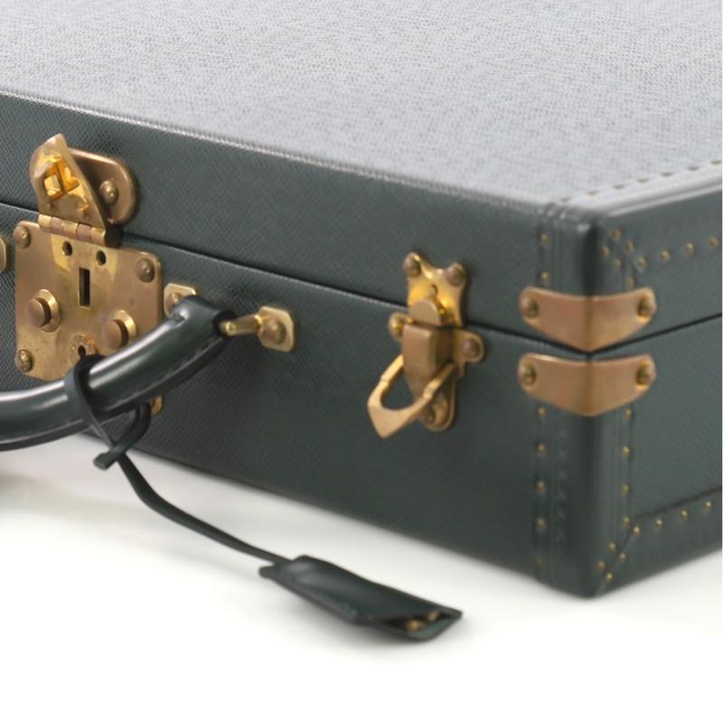 Women's or Men's Louis Vuitton President Classeur Briefcase Taiga Leather