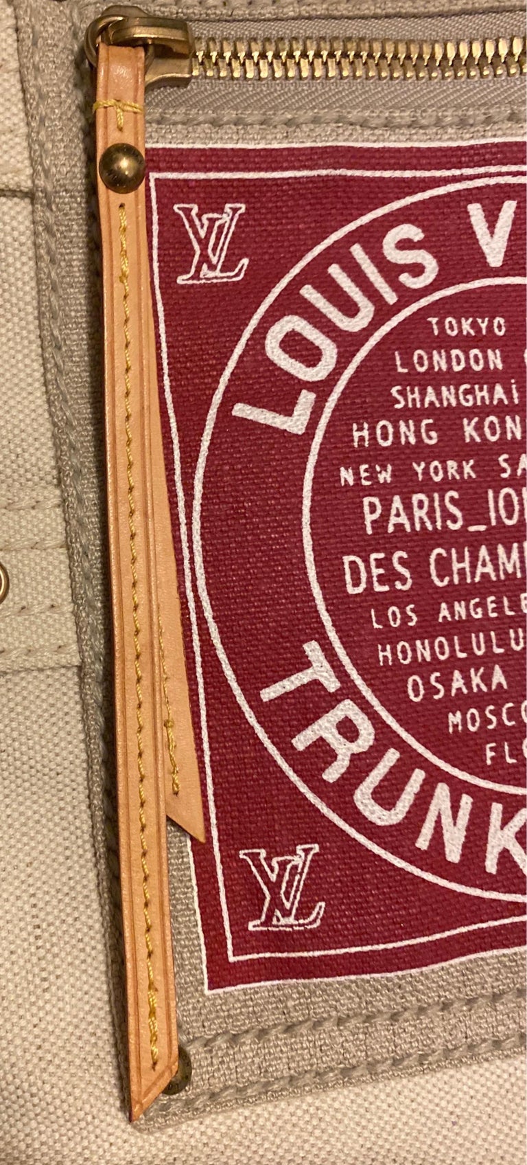 Totes Amaze Canvas Vuitton Slogan Shopper Bag