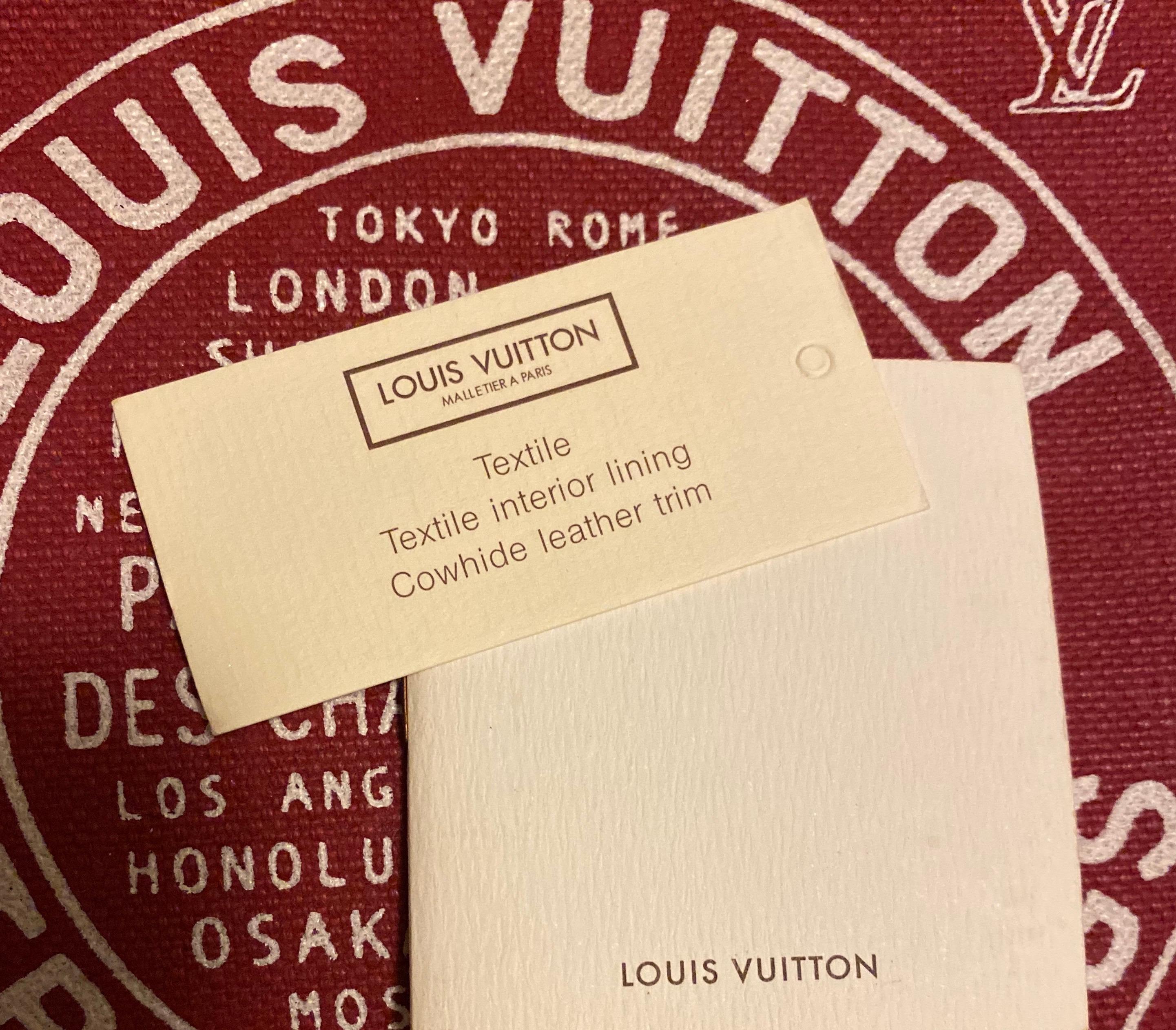 Louis Vuitton Printed Canvas Travel Tote Shopping Shoulder Bag 2