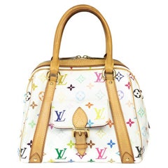 LOUIS VUITTON, Priscilla Murakami Edition in white canvas