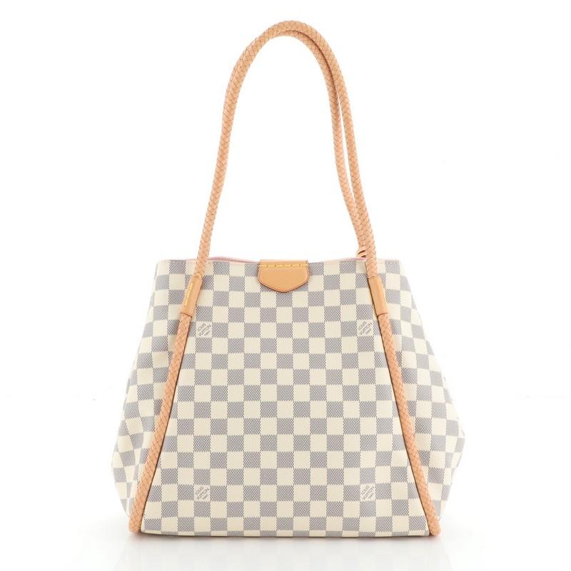 Beige Louis Vuitton Propriano Handbag Damier