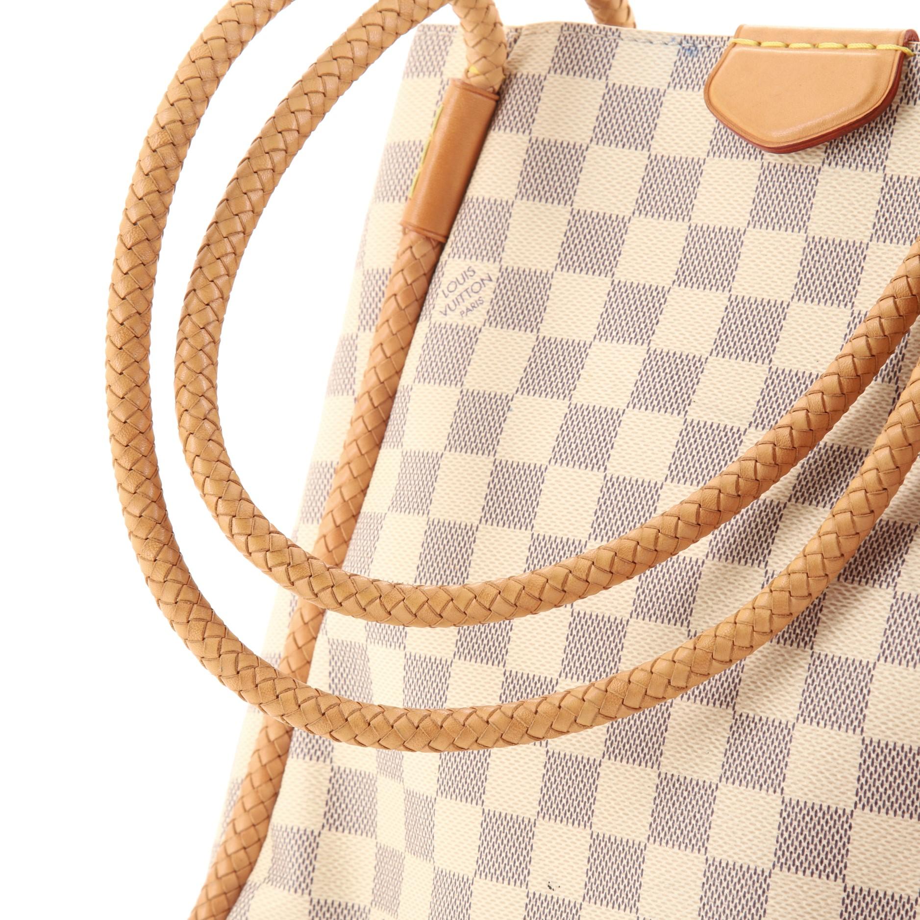 Beige Louis Vuitton Propriano Handbag Damier