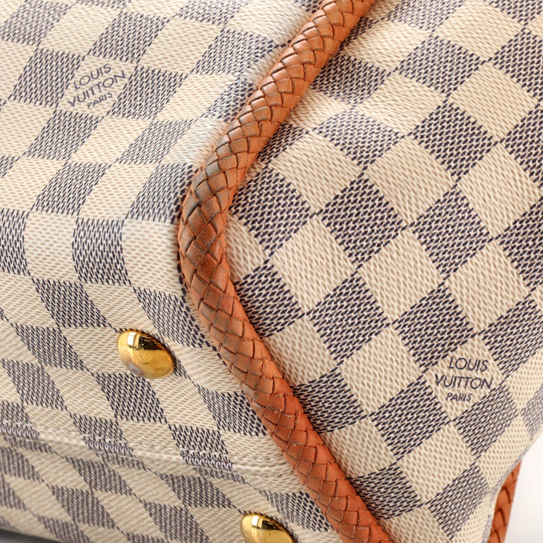 Beige Louis Vuitton Propriano Handbag Damier