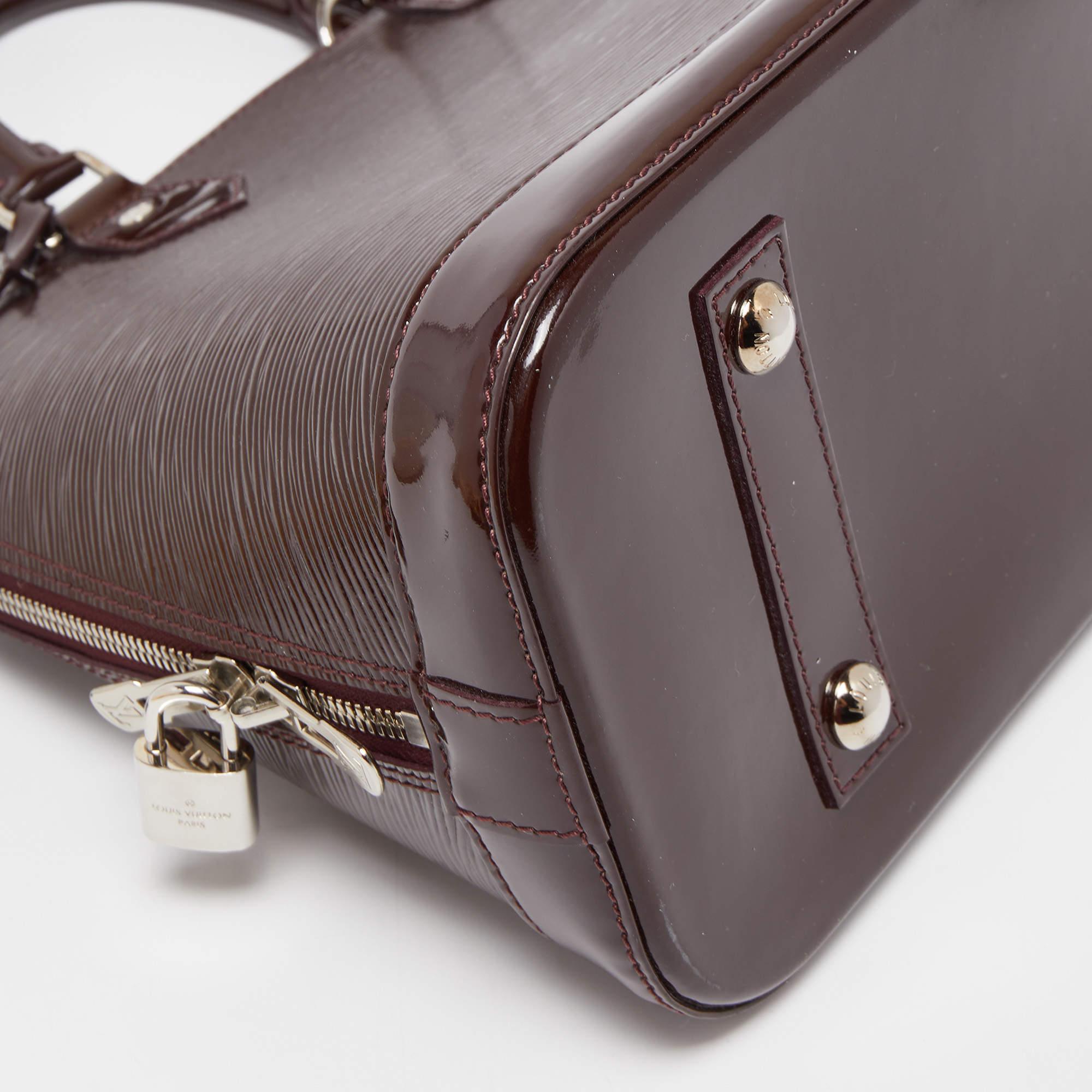 Louis Vuitton Prune Electric Epi Leather Alma PM Bag 3